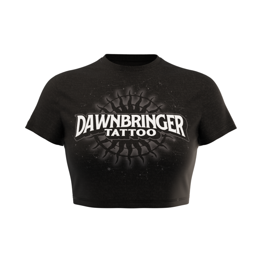 Dawnbringer crop top print