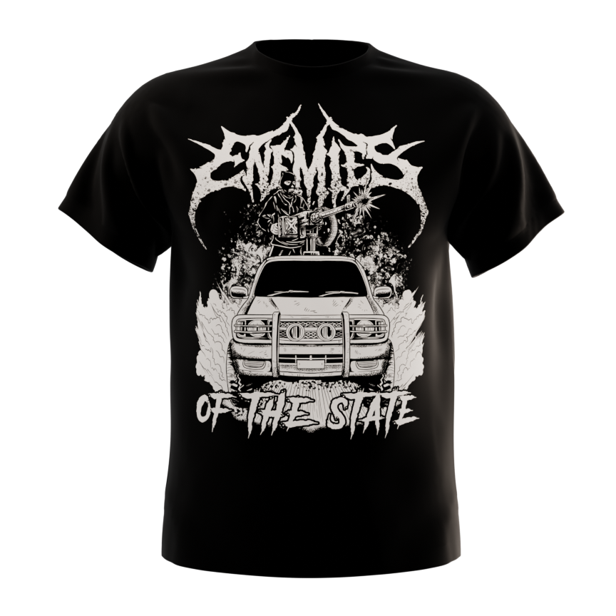 Enemies Of the State shirt print