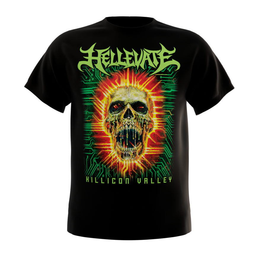 Hellevate tour shirt print