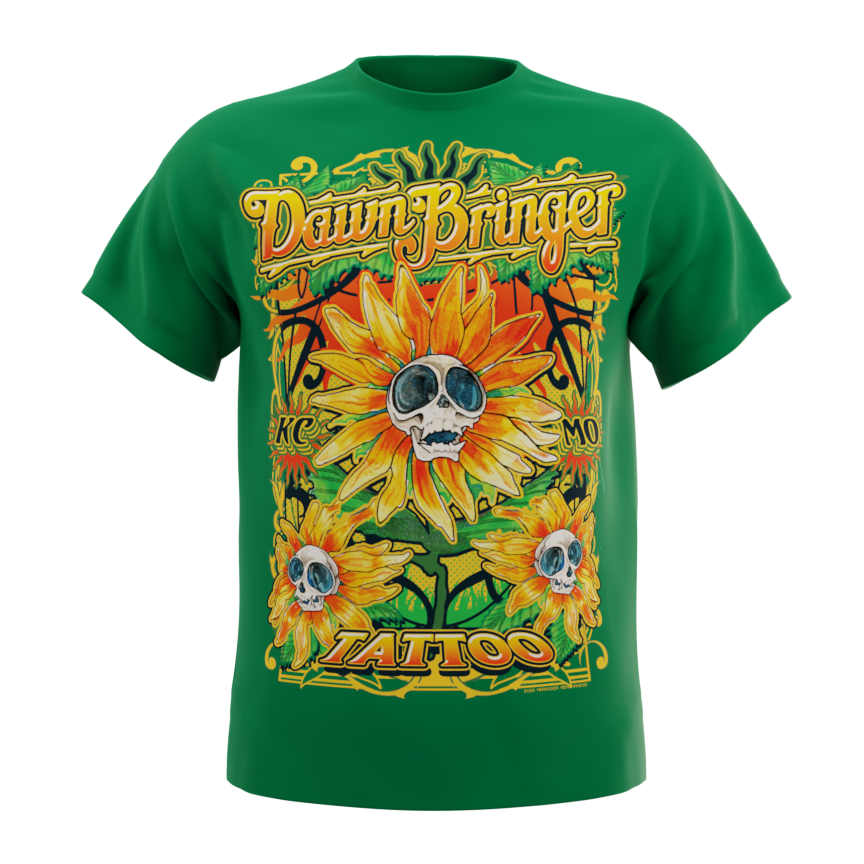 Skullflower shirt print